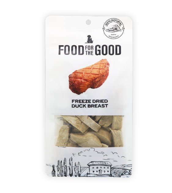 30% OFF: Food For The Good Freeze Dried Duck Breast Cat & Dog Treats - Good Dog People™