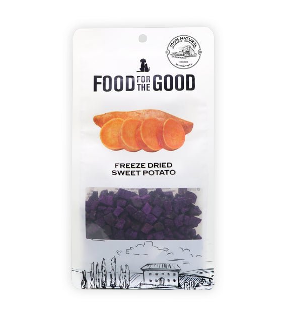 30% OFF: Food For The Good Freeze Dried Sweet Potato Cat & Dog Treats - Good Dog People™