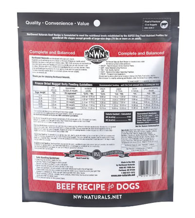 $43 ONLY: Northwest Natural's Freeze Dried Beef Nuggets Dog Food - Good Dog People™