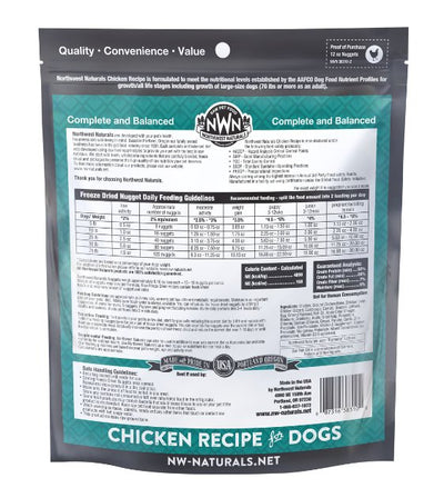 $43 ONLY: Northwest Natural's Freeze Dried Chicken Nuggets Dog Food - Good Dog People™