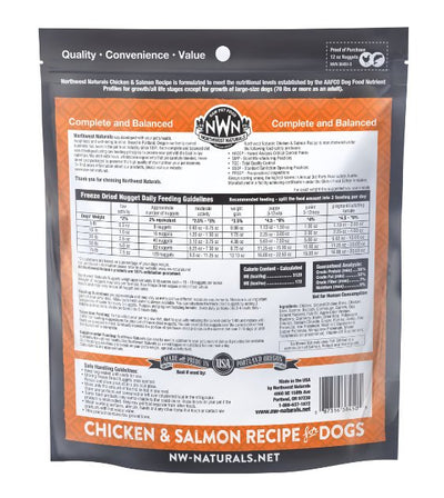 $43 ONLY: Northwest Natural's Freeze Dried Chicken & Salmon Nuggets Dog Food - Good Dog People™