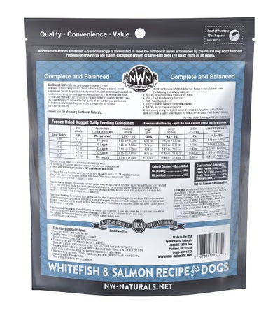 $43 ONLY: Northwest Natural's Freeze Dried Whitefish & Salmon Nuggets Dog Food - Good Dog People™