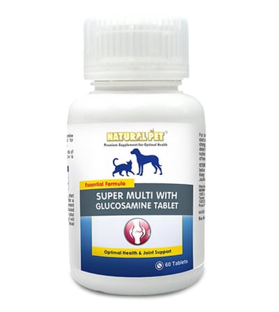 5% OFF: NATURAL PET® Super Multi with Glucosamine Tablet Supplement for Cats & Dogs - Good Dog People™