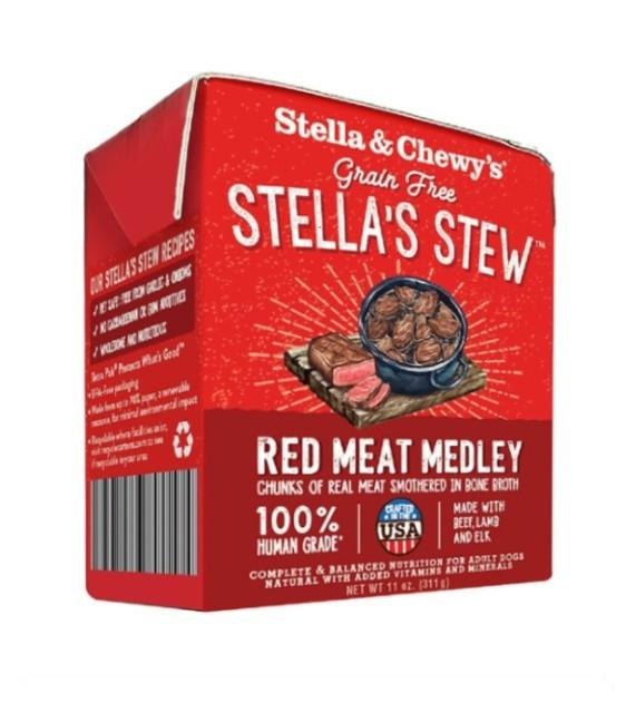$6 ONLY [PWP SPECIAL]: Stella & Chewy’s Grain Free Stews - Red Meat Medley Wet Dog Food