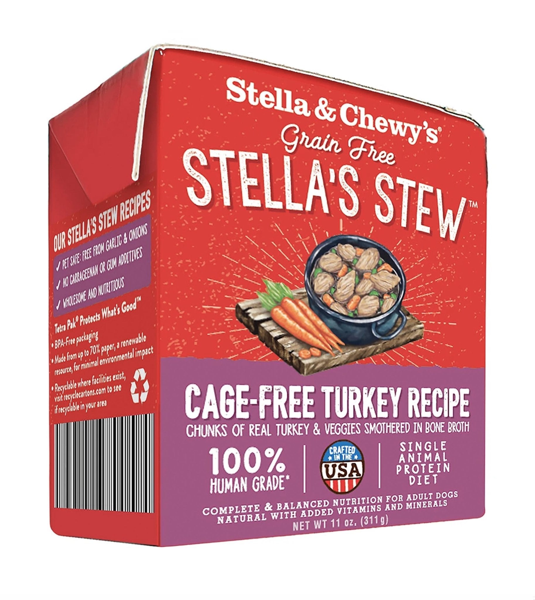 $6 ONLY [PWP SPECIAL]: Stella & Chewy’s Grain Free Stews - Cage Free Turkey Wet Dog Food - Good Dog People™