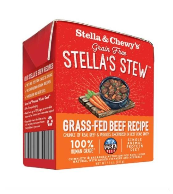 Stella & Chewy’s Grain Free Stews - Grass-Fed Beef Wet Dog Food