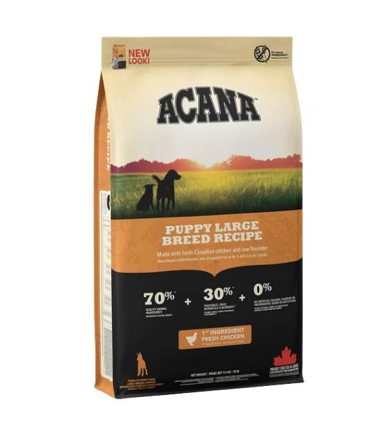 Acana Freeze Dried Coated Puppy Large Breed Recipe Dog Food Good