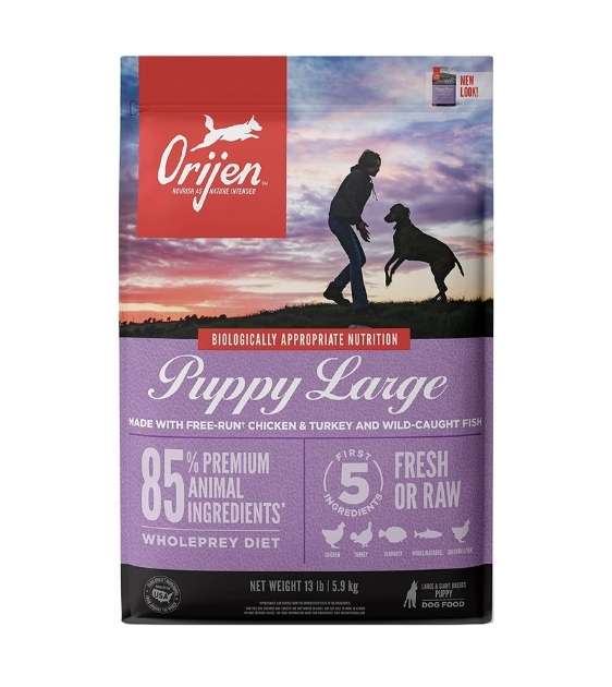 60% OFF + FREE FOOD: ORIJEN Puppy Large Breed Dry Dog Food - Good Dog People™