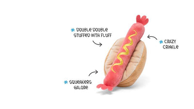 $18 ONLY: BarkShop Helga's Hot Dog Dog Plush Toy