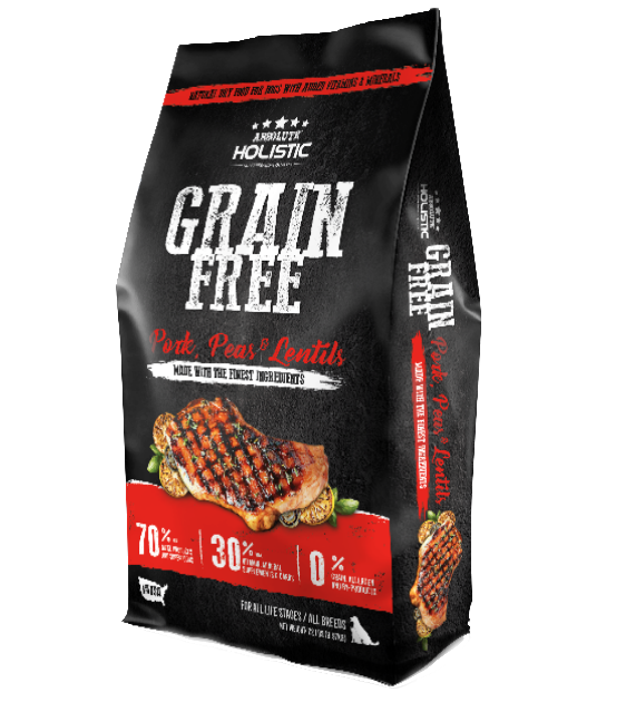 Absolute Holistic Grain Free Pork & Peas Dry Dog Food