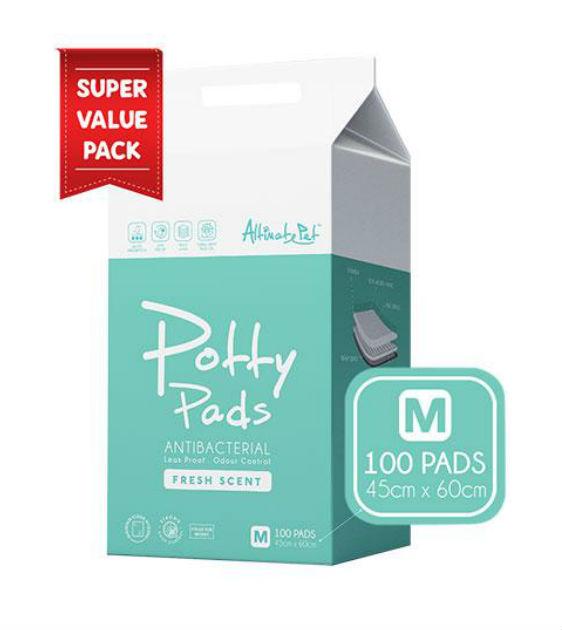 Altimate Pet Antibacterial Odour Control Potty Pee Pad Medium 45cm x 60cm Good Dog People