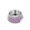 Ohpopdog Peranakan Inspired Royal Blue 150 Non-Slip Dog Feeding Bowl