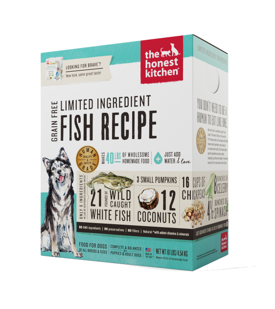 The Honest Kitchen Brave Fish Dehydrated Dog Food