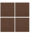 Triluc 12 x 12 Place and Stick Carpet Tile Square (Brown)