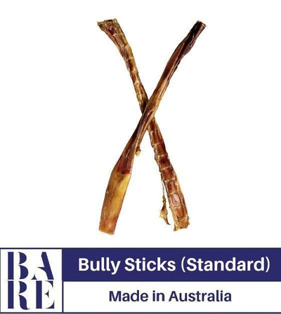 BARE Australian Premium Bully Sticks Dog Treats (Standard)