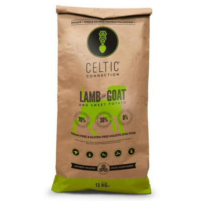 Celtic Connection Lamb with Goat & Sweet Potato Grain Free Dry Dog Food 12kg