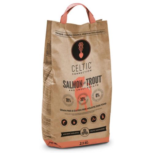 Celtic Connection Salmon with Trout & Sweet Potato Grain Free Dry Dog Food 2.5kg