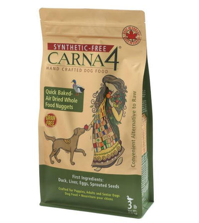 Carna4 Quick Baked Air Dried Dry Dog Food (Duck)