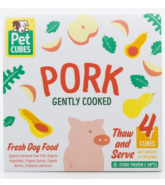 FREE TREATS: PetCubes Cooked Dog Food (Pork)