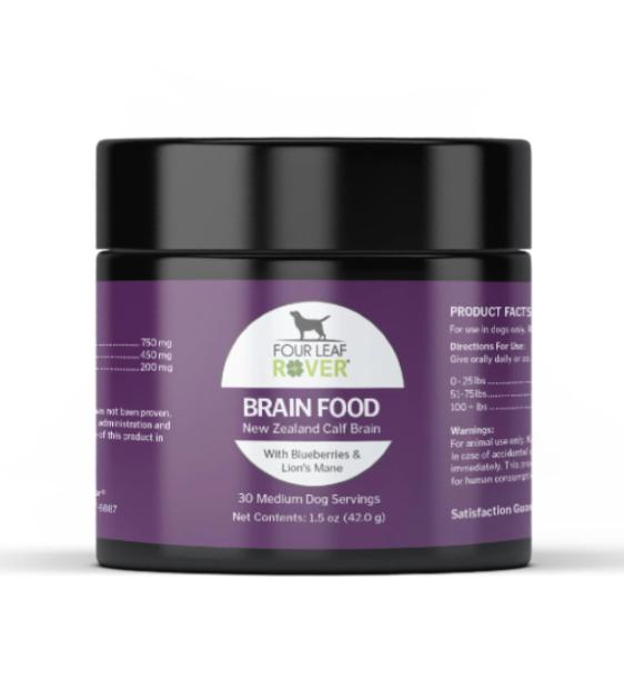 Four Leaf Rover (BRAIN FOOD) Bovine Brain Dog Supplements