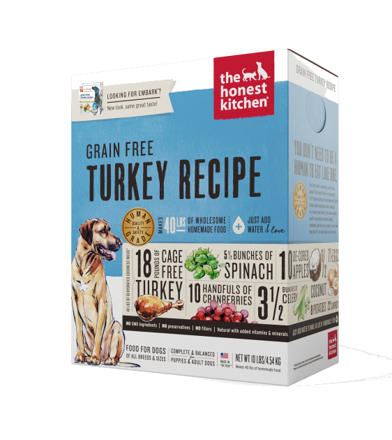 The Honest Kitchen Grain Free Embark Turkey Dehydrated Dog Food