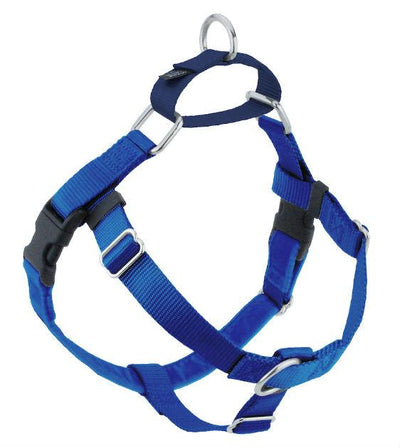 Freedom No-Pull Harness & Leash (Royal Blue/Navy Blue) For Dogs
