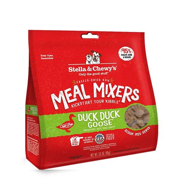 Stella & Chewy’s Freeze Dried Meal Mixers (Duck Duck Goose) for Dogs