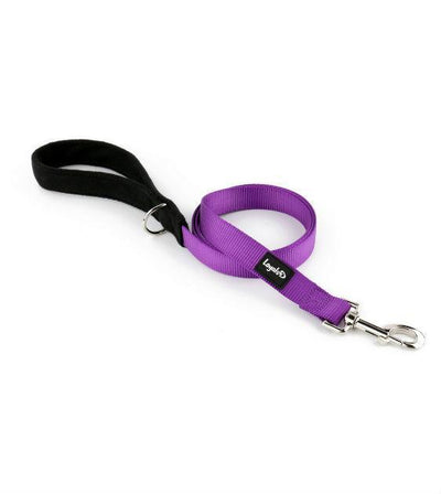 Loyal.D Fix.D Comfort Purple Dog Leash (Fleece Handle)