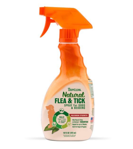 TropiClean Natural Flea Tick Spray for Dogs Good Dog People