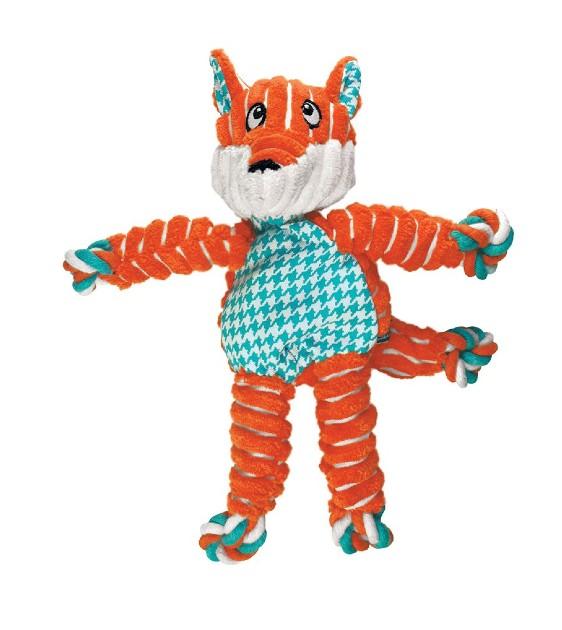 KONG Floppy Knots Fox Dog Toy