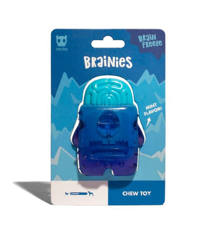 Zee.Dog Brainies Brain Freeze (Mint Flavour) Dog Chew Toy