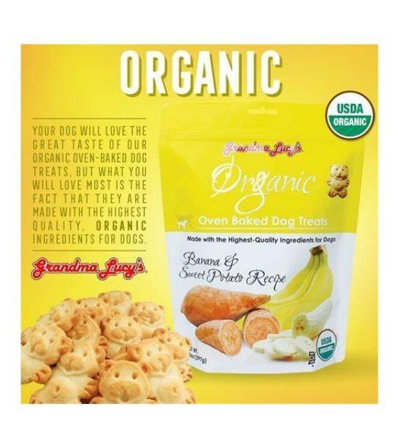 Grandma Lucy's Organic Oven Baked Banana Sweet Potato Treats Dog