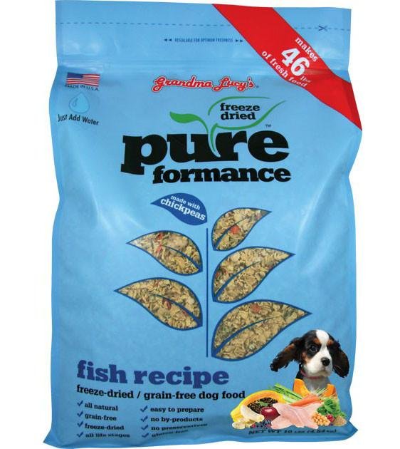 Grandma Lucy's PureFormance Freeze Dried Fish Recipe Dog Food