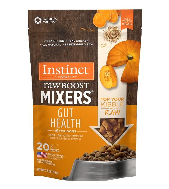Instinct Raw Boost Mixers Grain-Free Gut Health Recipe Topper Dog Food