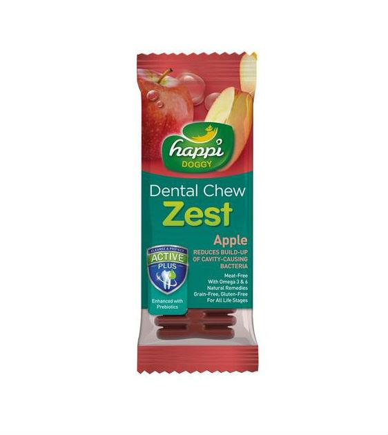 Happi Skippi Happi Doggy ZEST Dental Dog Chews Apple Good Dog People