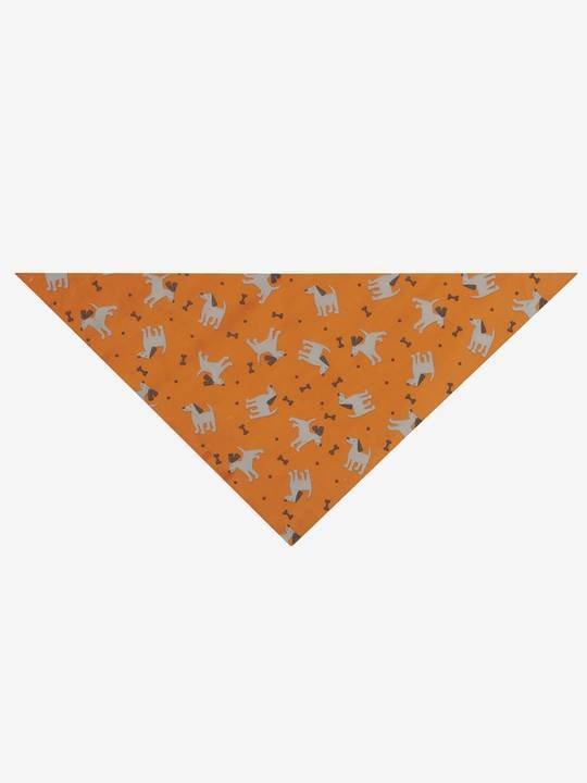 Insect Shield Dog & Bone Flea & Tick Repellent Bandana for Dogs - Orange