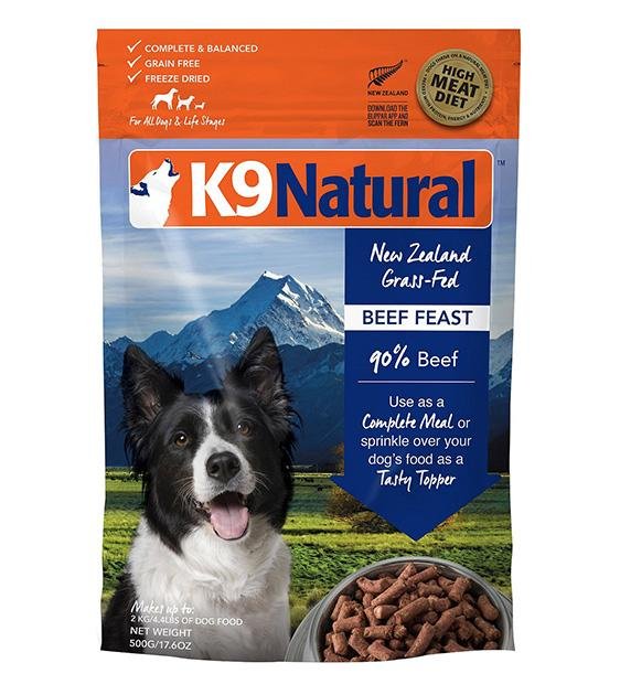 K9 Natural Freeze Dried Beef Feast Dog Food Good Dog People