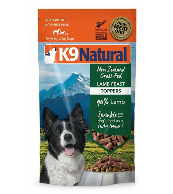 20% OFF: K9 Natural Freeze Dried Lamb Topper Dog Food