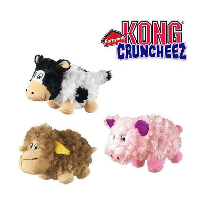 Kong Barnyard Cruncheez Pig Dog Toy