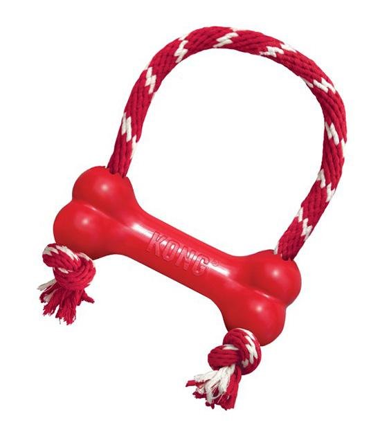 20% OFF:  KONG Classic Goodie Bone with Rope Dog Toy