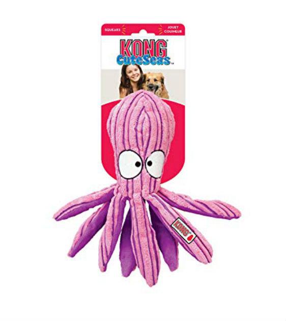 Kong Cuteseas Octopus Plush Dog Toy Good Dog People
