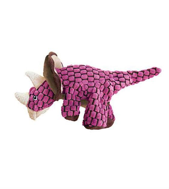 Kong Dynos Pink Triceratops Dog Toy Good Dog People™
