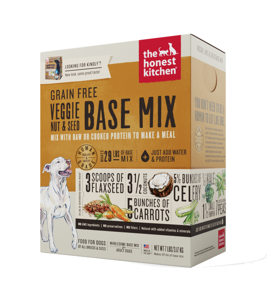 The Honest Kitchen Grain Free Kindly Nut & Seed Base-Mix Recipe Dehydrated Dog Food