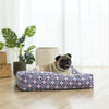 Ohpopdog Peranakan Inspired Bunga Peach 6 Microbeads Dog Bed with Dog 02