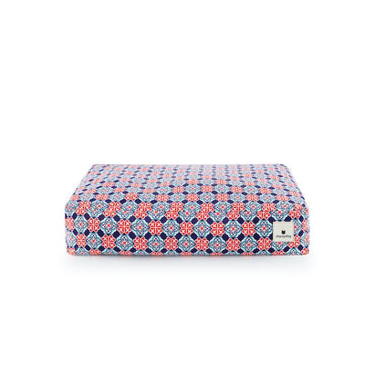 Ohpopdog Peranakan Inspired Royal Blue 150 Microbeads Dog Bed