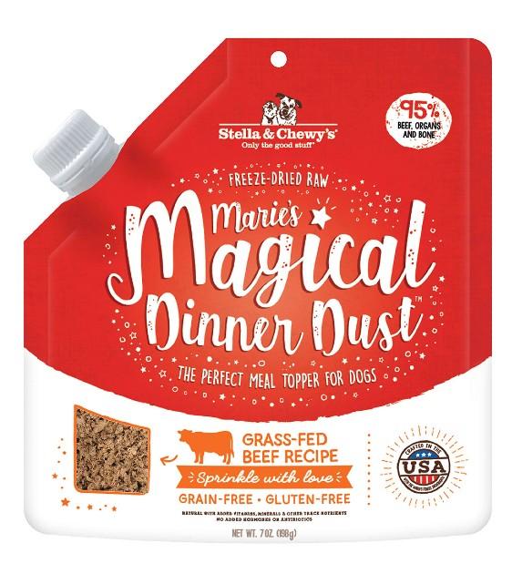Stella & Chewy's Marie's Magical Dinner Dust (Grass-Fed Beef) Freeze Dried Raw Dog Food Topper