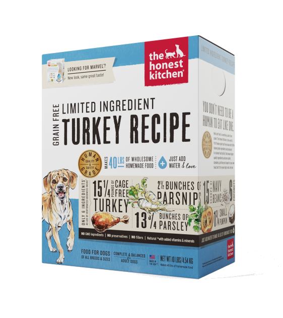 The Honest Kitchen Marvel Turkey Dehydrated Dog Food