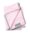 FuzzYard Microfibre Pink With Grey Trim Drying Towel For Dogs