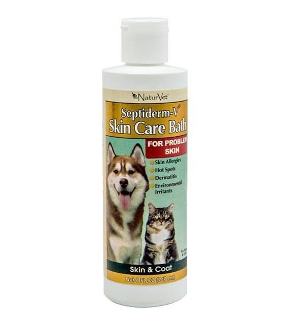20% OFF:  NaturVet Septiderm-V Skin Care Bath (For Problem Skin) for Dogs