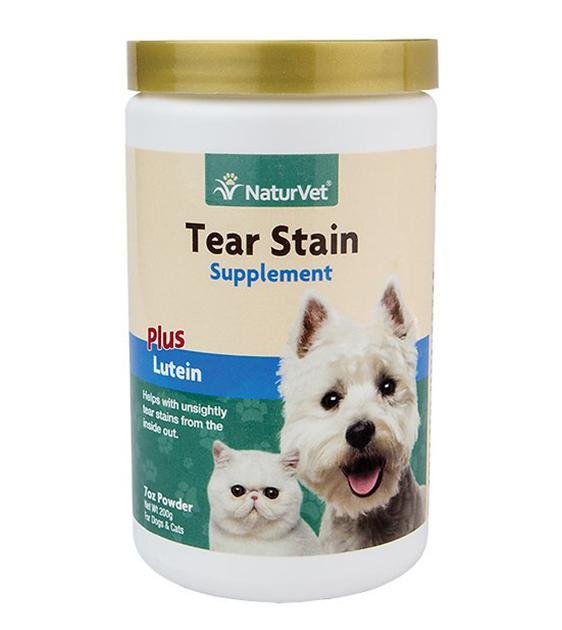 NaturVet Tear Stain Remover Powder Cat & Dog Supplement